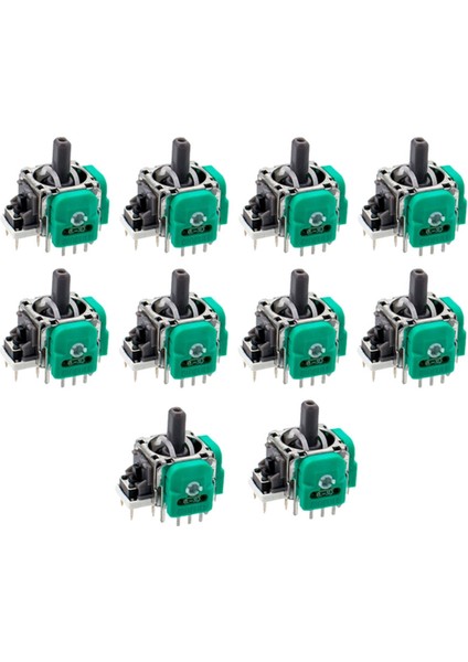 Switch Pro Hall Elektromanyetik Joystick Için 10 Adet (Yurt Dışından)