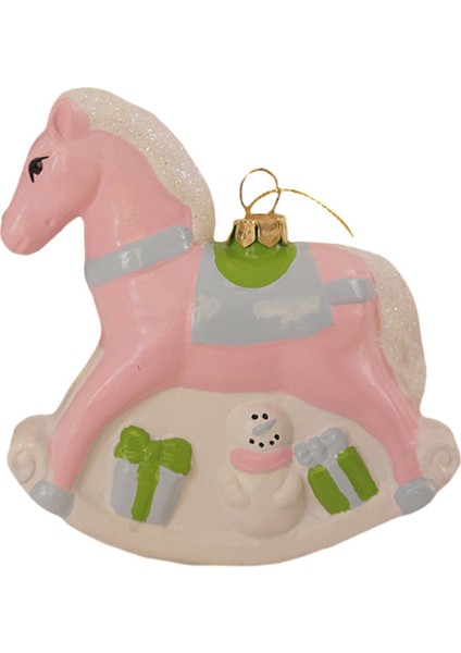 Ğı Kolye Festivali Sallanan At Için Noel Dekorasyonu (Yurt Dışından) fırsatları