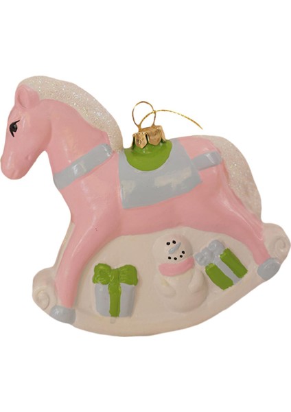 Ğı Kolye Festivali Sallanan At Için Noel Dekorasyonu (Yurt Dışından) indirimleri