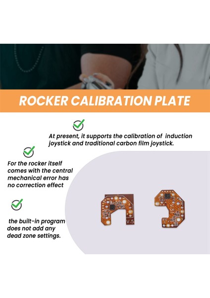 1 Çift Joystick Kalibrasyon Kartı Hall Etkisi Joystick Sürücü Kartı (Yurt Dışından) indirimleri