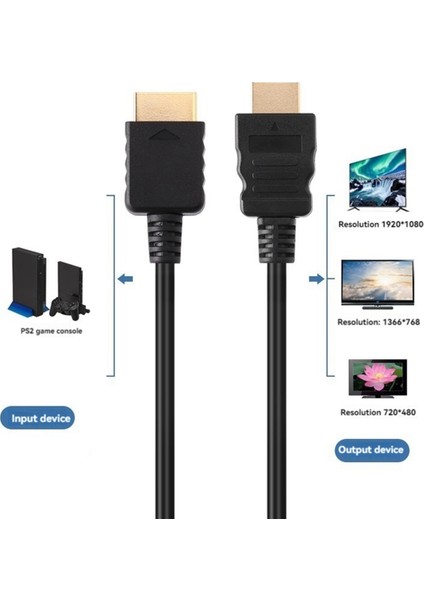 Ps2 Için - Uyumlu Adaptör 1080P Görüntü Kalitesi Kablosu (Yurt Dışından) modelleri