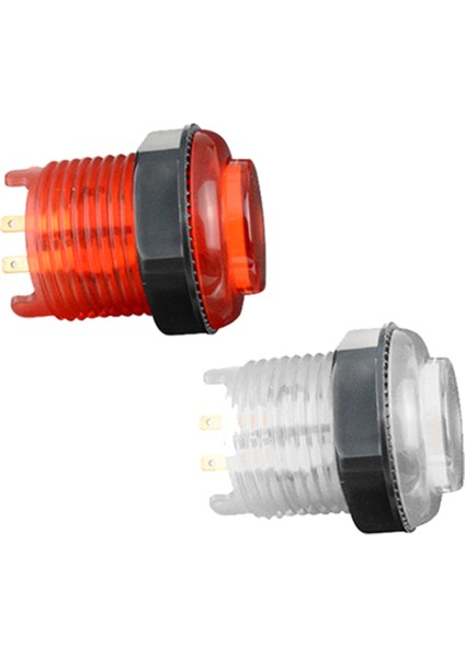 Adet Aydınlatmalı LED Basmalı Düğme 28MM Somun Kırmızı (Yurt Dışından) fiyatları