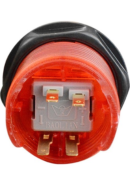 Adet Aydınlatmalı LED Basmalı Düğme 28MM Somun Kırmızı (Yurt Dışından) fırsatları