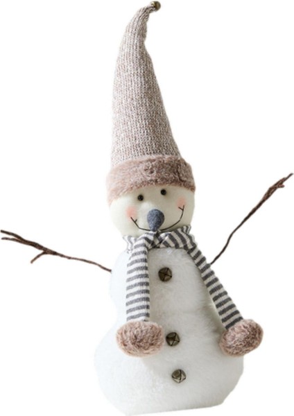 Noel Kardan Adam Bebek Süs Masaüstü Süs Hediye Sevimli Noel Dekoru 60CMX25CMX14CM (Yurt Dışından)