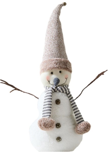 Noel Kardan Adam Bebek Süs Masaüstü Süs Hediye Sevimli Noel Dekoru 60CMX25CMX14CM (Yurt Dışından) fırsatları