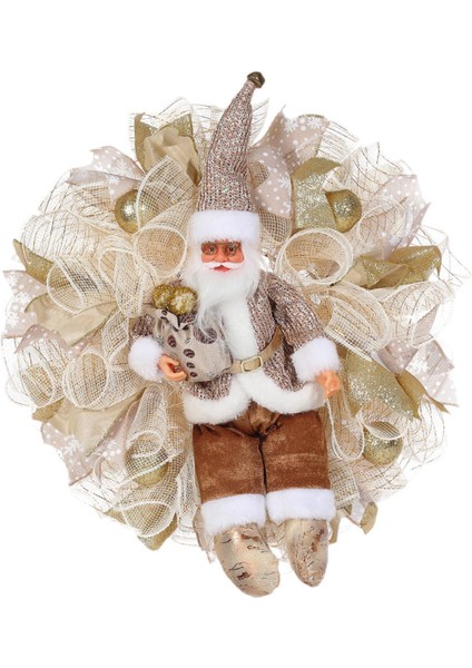 Çelenk Ön Kapı Noel Çelenk Dış Dekor Altın (Yurt Dışından) modelleri