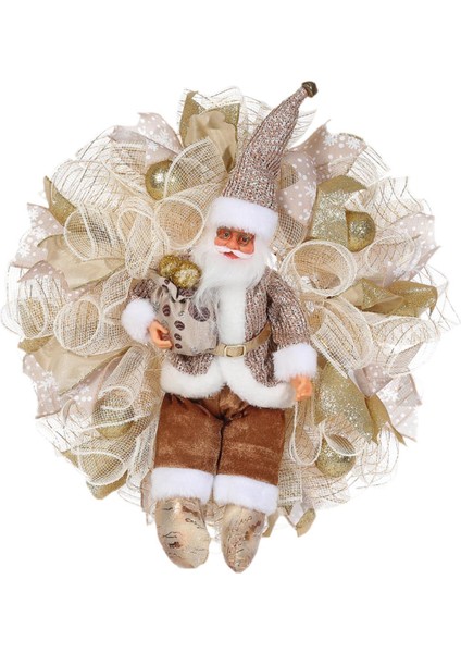 Çelenk Ön Kapı Noel Çelenk Dış Dekor Altın (Yurt Dışından) fırsatları