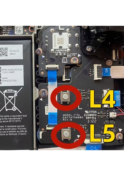 30 Adet L4L5 R4R5 Dokunsal Dokunsal Itme Düğmesi Anahtarı (Yurt Dışından) fırsatları