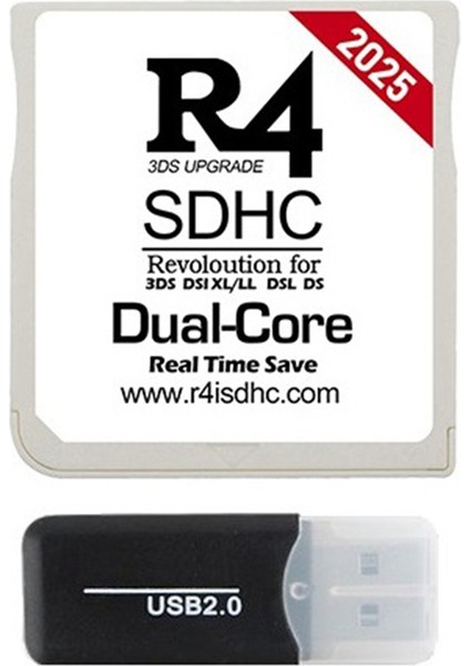 R4 Burning Card Flash Kart R4 Sdhc Kart Com Kart Krem Beyazı (Yurt Dışından)