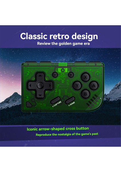 Mini Kontrolör Turbo Fonksiyonu Değiştirilebilir Joystickb (Yurt Dışından)