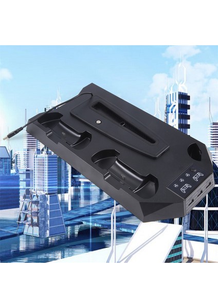 Deuhd Fan Dock Ultra Ince Için Incesoğutma Standı Siyah (Yurt Dışından)