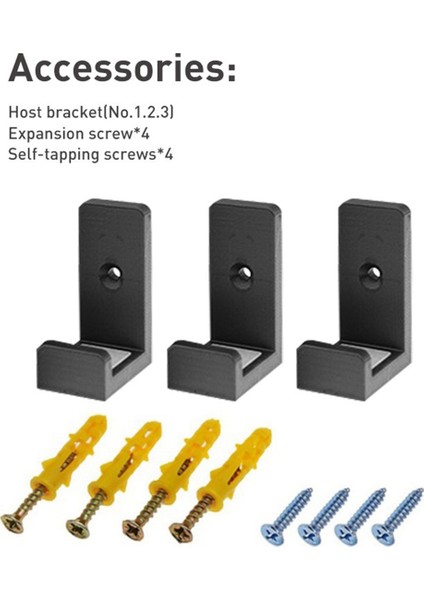 3 Adettakım Ev Sahibi Duvar Montajı (Yurt Dışından) fiyatları