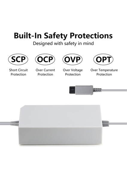 Ac Güç Adaptörü + Wii2 -Uyumlu Adaptör Ab Fişi (Yurt Dışından) fırsatları