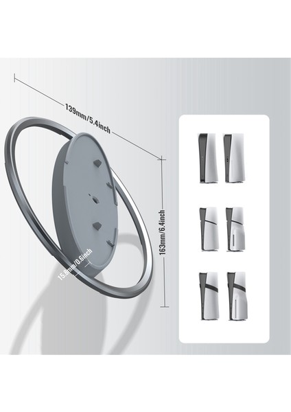 Proslimconsole Için Dikey Stand Değişimi Gümüş (Yurt Dışından) fiyatları