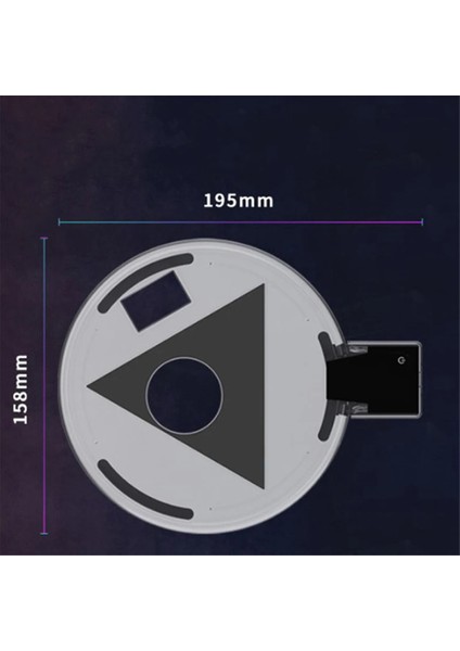 Ayarlanabilir Rgb Tabanlı LED Atmosfer Işık Standı Istasyon Tutucu (Yurt Dışından) indirimleri
