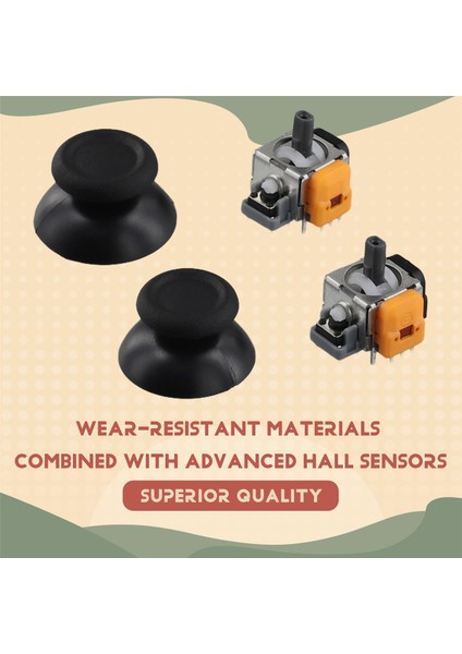 Kontrolör 3D Analog Kit Için Yedek Hall Etkili Joystick (Yurt Dışından) indirimleri