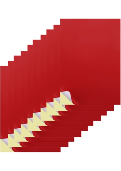 A4 Etiket Kağıdı - A4 Etiket Etiketleri 8.27X11.69 Inç Büyük Kırmızı (Yurt Dışından)