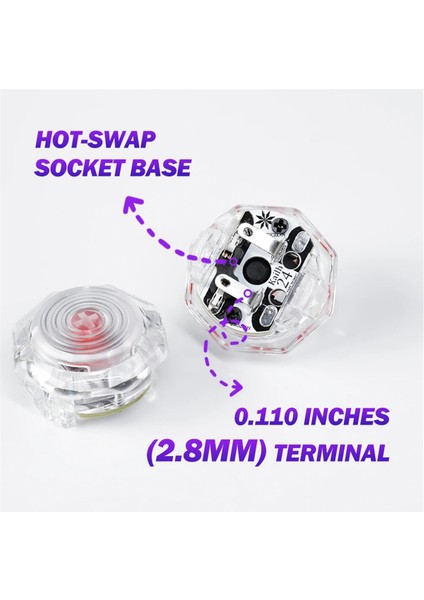 Arcade Dövüş Klavyesi Kristal Tokalı Düğmeler Düşük Profilli Anahtar C (Yurt Dışından) fırsatları