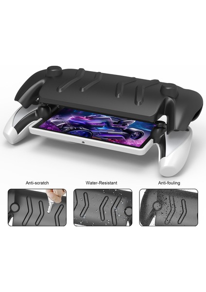 Portal El Tipi Kapaklı Kılıf Katlanabilir Standlı Siyah-Beyaz (Yurt Dışından) modelleri