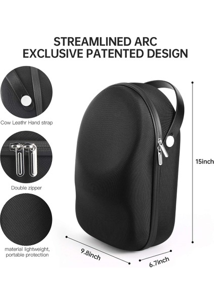 Sert Eva Saklama Çantası + Meta Quest3 Saklama Kutusu A Için Lens Kapağı (Yurt Dışından) modelleri