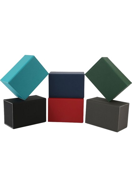 Kart Destesi Kutusu, Flip Zar Tepsili Premium Kart Kutusu, Petrol Mavisi (Yurt Dışından) fırsatları