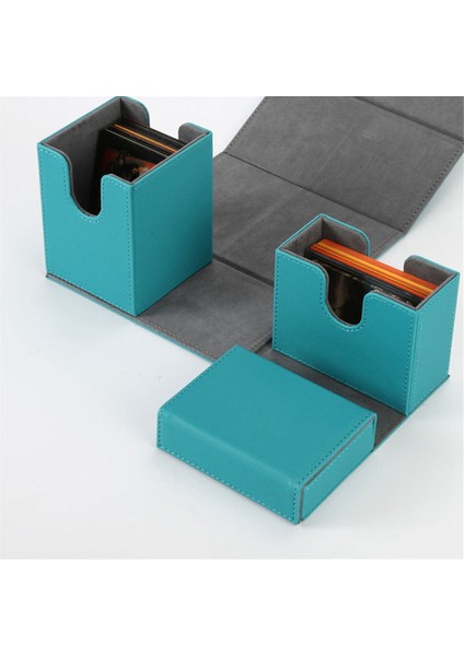 Kart Destesi Kutusu, Flip Zar Tepsili Premium Kart Kutusu, Petrol Mavisi (Yurt Dışından) indirimleri