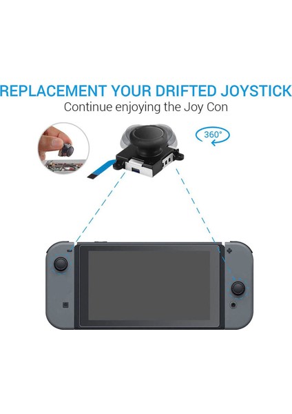 Switch Controller ve Switch Lite Için Analog Başparmak Çubuğu (Yurt Dışından) fiyatları