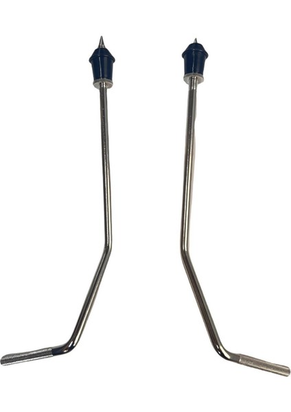 2pcs Zemin Tom Bacakları Bas Davul Bacakları Zemin Davul Standı Çubuk Davul Bileşen Montajı (Yurt Dışından)