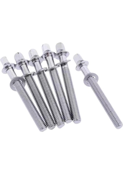 6 Davul Gerginlik Çubukları Caz Davulları Için Davul Müzik Aleti M5X40MM (Yurt Dışından) fiyatları