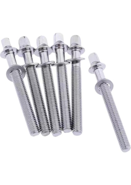 6 Davul Gerginlik Çubukları Caz Davulları Için Davul Müzik Aleti M5X40MM (Yurt Dışından) fırsatları