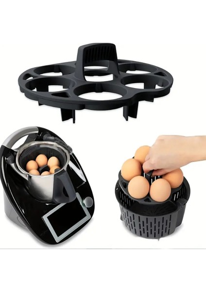 Thermomix 6'sı 1 Arada Çok Işlevli Yumurta Buharlayıcı ve Haşlama Yumurta Tutucu Pişirme Sepeti Tm5 Tm6 ve TM31 ile Uyumludur (Yurt Dışından) fiyatları