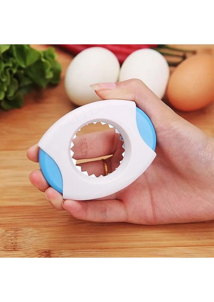 Yaratıcı Yumurta Kabuğu Şişe Açacağı Yumurta Kabuğu Kesici Yumurta Soyucu Hızlı Kesim Yumurta Üstü Mutfak Yumurta Kırıcı Mutfak Aleti Yumurta Kelepçesi (Yurt Dışından)