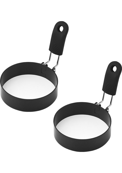 Paslanmaz Çelik Omlet Ev Yuvarlak Kızarmış Yumurta Buharda Pişirilmiş Haşlanmış Omlet Kalıbı Mutfak Pişirme Aracı (Yurt Dışından)