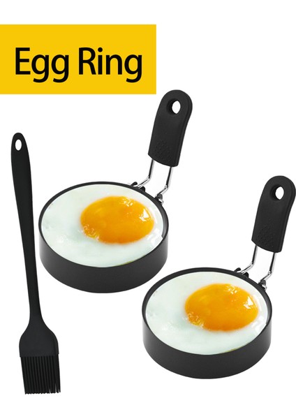 Paslanmaz Çelik Omlet Ev Yuvarlak Kızarmış Yumurta Buharda Pişirilmiş Haşlanmış Omlet Kalıbı Mutfak Pişirme Aracı (Yurt Dışından)