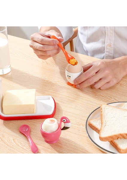 Joie Yumurta Kabı ve Kaşık Yumurta Kabı Plastik Yumurta Tepsisi Yaratıcı Yumurta Tutucu Pişmiş Yumurtalar Için Sevimli Ev Sofra Takımı Yumurta Aletleri Mutfak Aletleri (Yurt Dışından) fırsatları