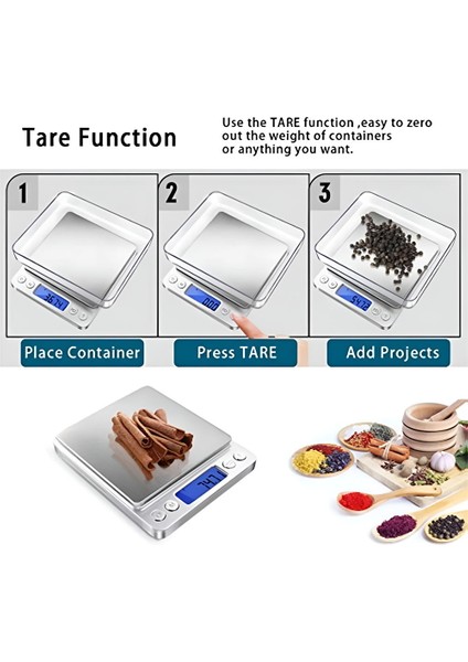 Dijital Mutfak Terazisi 500/1KG/2KG/3KG Küçük Mücevher Terazisi Gıda Terazileri Dijital Ağırlık Gram ve Oz Dijital Gram Terazisi (Yurt Dışından) modelleri