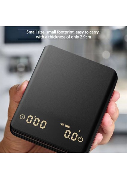 Mini Pour Over Damlama Espresso Ölçeği Zamanlayıcı Akıllı Kahve Ölçeği LED Ekranlı 0.1g Espresso ve Pour Over Kahve Için (Yurt Dışından) modelleri