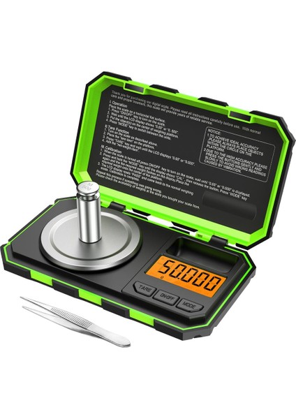 0.001G 50G Mini Dijital Ölçek Mücevher Miligram Ölçekleri Kalibrasyon Ağırlığı ile Taşınabilir Mutfak Pişirme Ölçeği (Yurt Dışından) modelleri