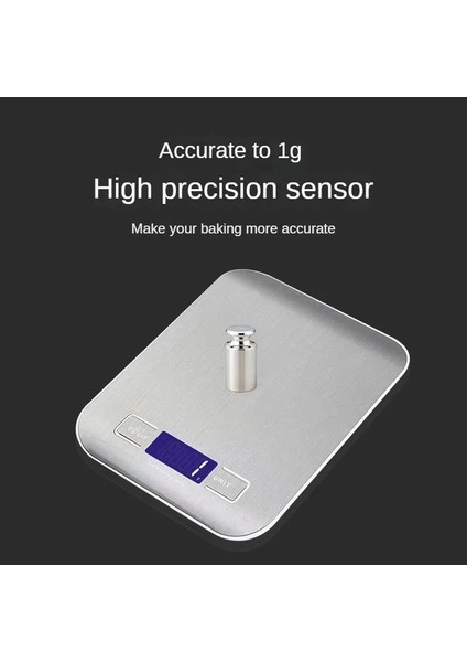 10KGX1G Çok Işlevli Paslanmaz Çelik Mutfak Terazisi LCD Ekranlı Evde Pişirme ve Yemek Pişirme Gıda Terazisi Dijital Gıda Terazisi (Yurt Dışından) fiyatları