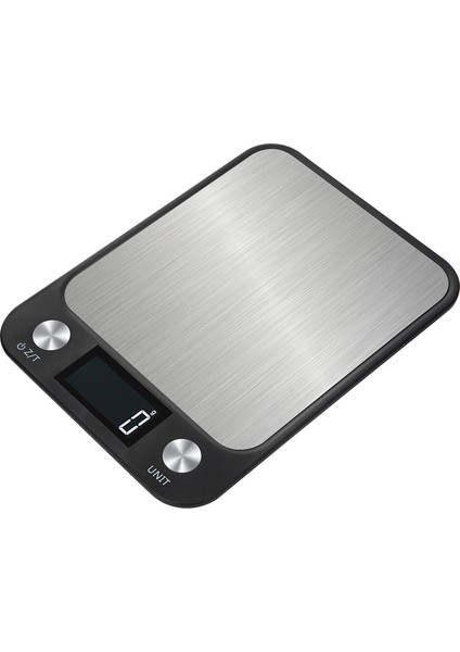 Hd LCD Dijital Ekran Paslanmaz Çelik Mutfak Terazisi Toz Geçirmez ve Su Geçirmez Otomatik Kapanma Ünitesi: G Oz Lb Tl Doğruluk 1g (Yurt Dışından)