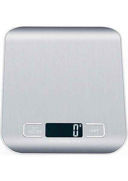 Dijital Mutfak Terazisi 5KG/10KG Paslanmaz Çelik Panel USB Şarj Hassas Küçük Platform Terazisi Taşınabilir Çok Işlevli LCD Ekran (Yurt Dışından)