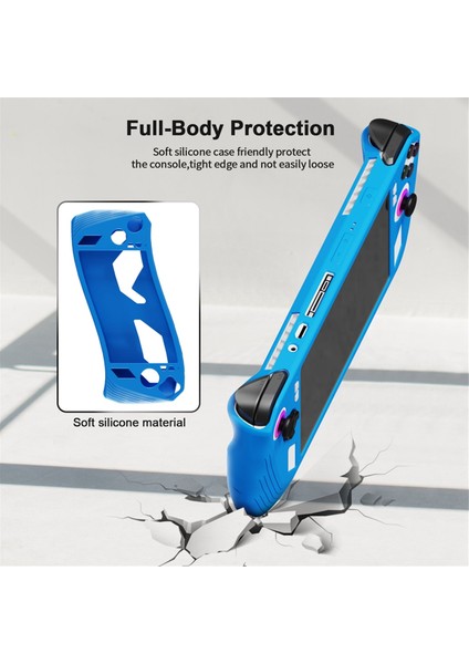 Ally El Tipi Tam Kapaklı Oyun Konsolu Silikon Kılıf Mavi (Yurt Dışından) indirimleri