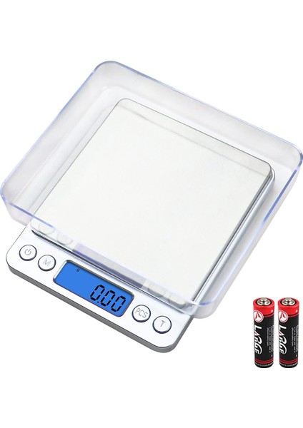 Dijital Mutfak Terazisi 500/1KG/2KG/3KG Küçük Mücevher Terazisi Gıda Terazileri Dijital Ağırlık Gram ve Oz Dijital Gram Terazisi (Yurt Dışından)