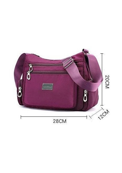 Çapraz Askılı Çanta Taşınabilir AşıNmaya Ve Çizilmeye Karşı DayanıKlı Naylon Malzeme Kentsel Sade Stil, Mavi (Yurt Dışından) fiyatları