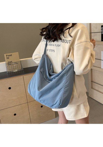 Yeaın Çapraz Askılı Çanta Taşınabilir Yüksek Yoğunluklu Aşınmaya Dayanıklı Kanvas Kumaş Mükemmel Işçılik ve Sade Stil, Siyah (Yurt Dışından) modelleri