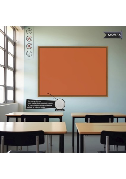 Yapışlı Renkli Profesyonel Tahta ( Model -6) 100 cm x 120 cm 11