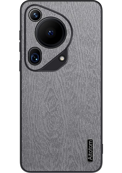 Huawei Pura 70 Ultras Ahşap Doku Pu+Pc+Tpu Telefon Kapağı (Yurt Dışından)