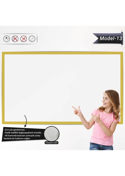 Yapışlı Renkli Profesyonel Tahta ( Model -13) 40 cm x 60 cm 11
