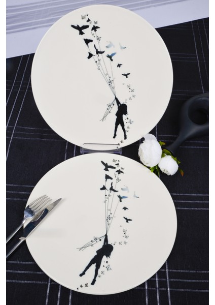 Düğüm 32 cm 2'li Pizza Tabağı Seti