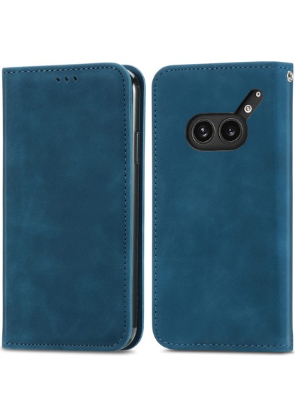 Nothing Phone (2A) Plus Kılıf Skin Touch Feeling Deri Kartlık Telefon Kapağı (Yurt Dışından)